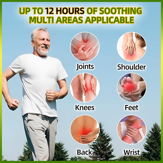 Pain Relief Knee Patches  pack of 12 ( Instant Relief)